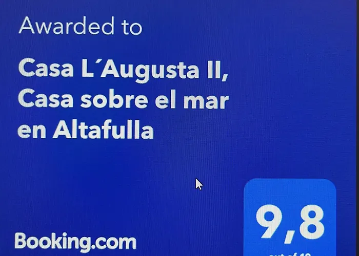 Casa L\'Augusta Ii, Casa Sobre El Mar En Altafulla